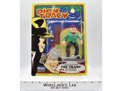 The Tramp Dick Tracy 5" Coppers & Gangsters NEW Action Figure 1990 Playmates