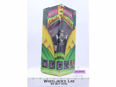 Zach Black Ranger Mighty Morphin Power Rangers 1994 Bandai NEW MISB SEALED