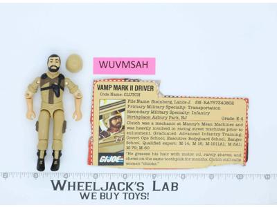 Clutch V2 100% Complete 1984 G.I. Joe Hasbro Vintage Action Figure