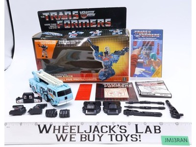 Hot Spot METAL 100% Complete W/BOX 1986 Vintage Hasbro G1 Transformers Figure