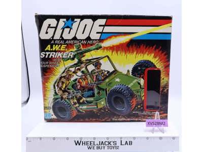 A.W.E. Striker 100% Complete W/ Box G.I. Joe 1985 Hasbro Vintage Vehicle