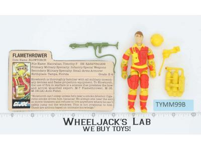 Blowtorch V1 100% Complete G.I. Joe 1984 Hasbro Vintage Action Figure