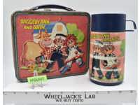 Raggedy Ann & Andy Metal Lunchbox W/Thermos 1973 Aladdin Industries