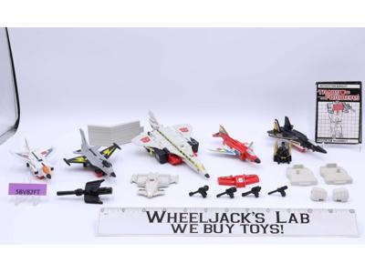 Superion Aerialbots Set 100% Complete Vintage 1986 G1 Transformers Hasbro
