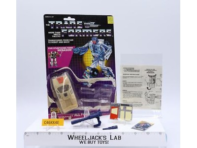 Breakdown 100% Complete W/CARDBACK & BUBBLE 1986 G1 Transformers Vintage