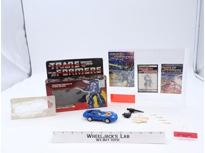 Tracks 100% complete W/Box & Bubble 1985 G1 Transformers Hasbro Vintage Figure