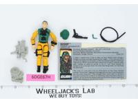 Scoop V1 100% Complete 1989 G.I. Joe Hasbro Vintage Action Figure
