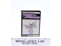 Tantrum Action Figure Vintage Instruction Manual Booklet 1986 G1 Transformers