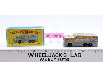Greyhound Coach No. 66 Lesney Matchbox Series 1960's Made In England