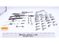 Lot of 45 Weapons & Accessories GI Joe Vintage Hasbro 12" Accessory