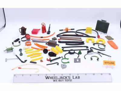 Lot of 67 Miscellaneous Equipment Items GI Joe Vintage Hasbro 12" Accessory