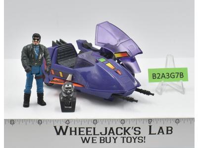 Piranha W/ Sky Rax 100% Complete M.A.S.K. 1985 Kenner Action Figure Vehicle