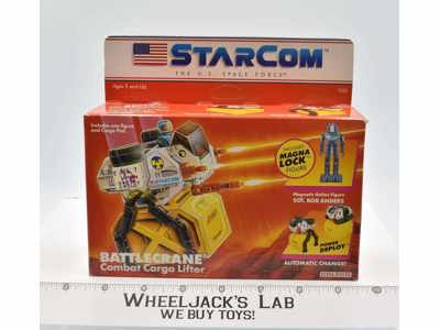 BattleCrane Works MIB Starcom 1986 Coleco Action Figure Vehicle Vintage