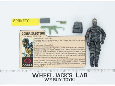 Firefly V1 100% Complete G.I. Joe 1984 Hasbro Vintage Action Figure