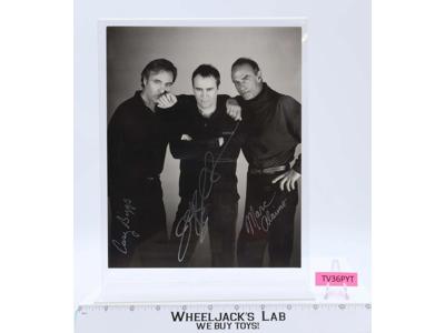 Casey Biggs Jeffery Combs & Marc Alaimo Star Trek AUTOGRPAHED 8 x 10 Picture