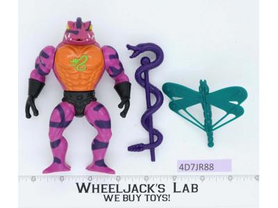 Tung Lashor 100% Complete He-Man Masters of the Universe MOTU 1983 Mattel Snake