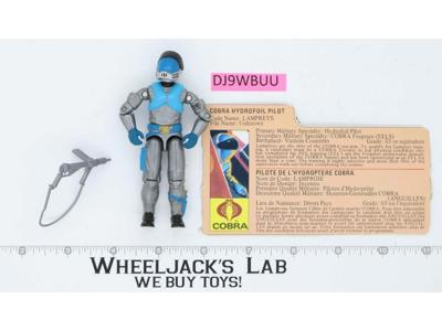 Lampreys V1 100% Complete G.I. Joe 1985 Hasbro Vintage Action Figure