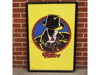 Dick Tracy #1 Poster 35" X 23" #1728 Walt Disney Company Yellow