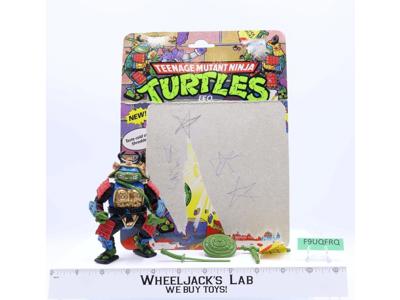Sewer Samurai Leo w/Cardback 100% Complete TMNT 1990 Playmates Action Figure
