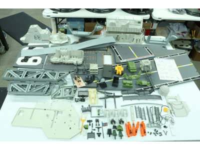 USS Flagg Aircraft Carrier UNBROKEN 100% Complete WORKING MIC GI Joe NO REPRO