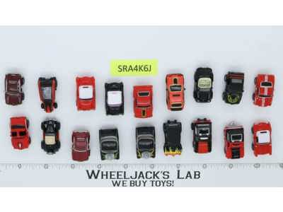 Lot of 18 Mixed Cars 1988-89 Vintage Galoob Micro Machines
