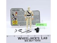 Storm Shadow V1 100% Complete G.I. Joe 1984 Hasbro Vintage Action Figure
