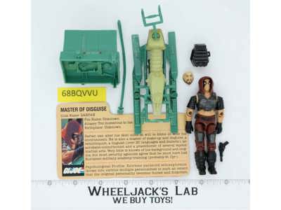 Zartan V1 100% Complete G.I. Joe 1984 Hasbro Vintage Action Figure