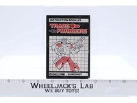 Sureshot Action Figure Instruction Manual Booklet 1987 Hasbro G1 Transformers
