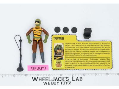 Tripwire V3 TIGER FORCE 100% Complete 1988 G.I. Joe Vintage Hasbro Action Figure