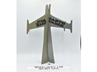 Star Wars Weingeroff 1977 Factors Etc. Plastic Revolving Jewelry Display Stand