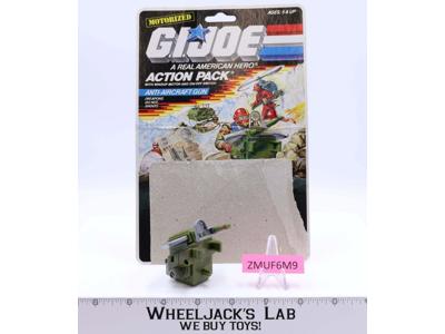 Anti Aircraft Gun Motorized Action Pack Complete W/Card G.I. Joe 1987 WORKS