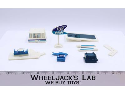 Drive-Thru Fish & Chips Travel City Mini Playset 1988 Micro Machines Galoob