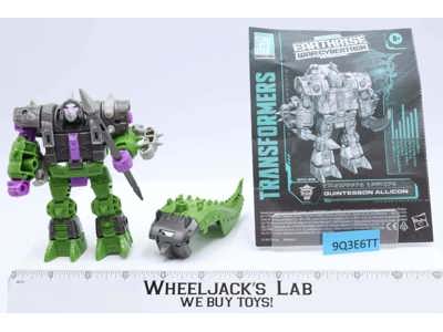 Quintesson Allicon 100% Complete Transformers Earthrise WFC 2020 Hasbro Figure