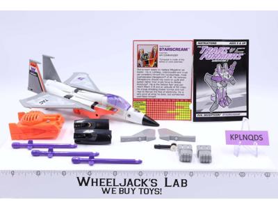 G2 Starscream 100% Complete 1993 Vintage Hasbro Transformers Action Figure