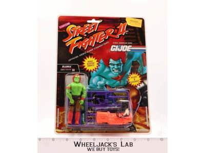 Blanka Street Fighter II MOSC 1993 Street Fighter GI Joe Hasbro Vintage Figure