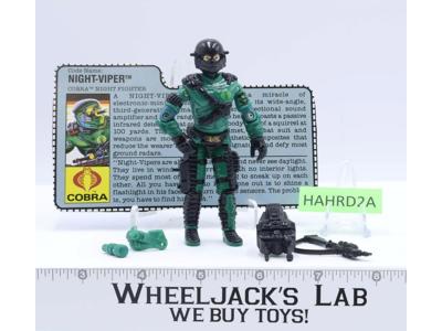 Night-Viper V1 100% Complete G.I. Joe 1989 Hasbro Vintage Action Figure
