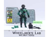 Night-Viper V1 100% Complete G.I. Joe 1989 Hasbro Vintage Action Figure