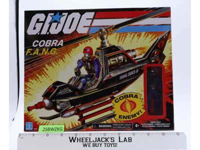 Cobra F.A.N.G. W/ Pilot 100% Complete G.I. Joe 2021 Hasbro Vehicle