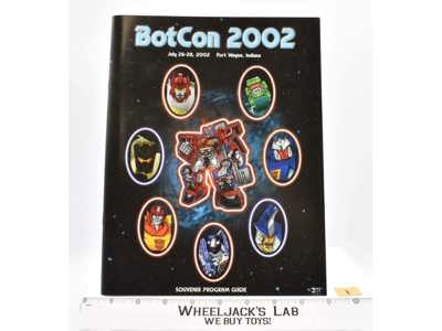 Botcon 2002 Program Guide #1 Transformers 3H Ent.