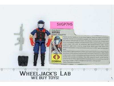 Vipers V1 100% Complete G.I. Joe 1986 Hasbro Vintage Action Figure