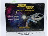Enterprise Shuttlecraft Star Trek Next Generation 1994 Telemania Clock Radio