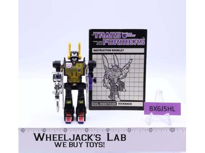 Kickback 100% Complete Vintage 1985 G1 Transformers Hasbro Action Figure