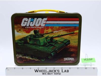 GI Joe Metal Lunch Box A Real American Hero Thermos 1982 Vintage NO THERMOS