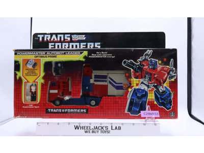 Powermaster Optimus Prime NR MINT FIGURE MIB 100% Complete 1988 G1 Transformers