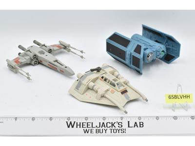 X-Wing Snowspeeder Tie Fighter Micro Machines Star Wars 1995 Galoob