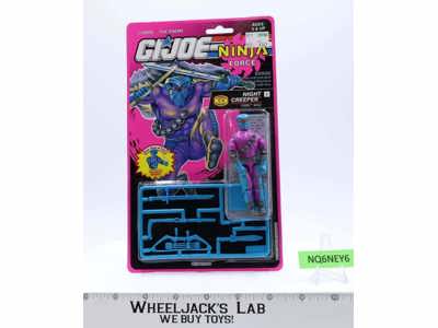 Night Creeper GI Joe Ninja Force 1992 Hasbro Action Figure NEW MOSC SEALED