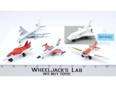 Lot of 5 Miscellaneous Metal Airplanes/Planes/Space Ships Unknown Brand