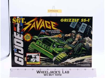 Grizzly SS-1 GI Joe SGT. Savage 1994 Hasbro Figure Vehicle NEW MISB SEALED
