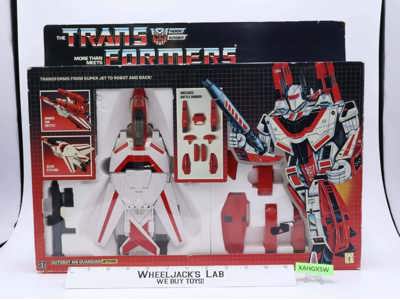 Jetfire 100% Complete W/ Box 1985 Vintage Hasbro G1 Transformers Action Figure
