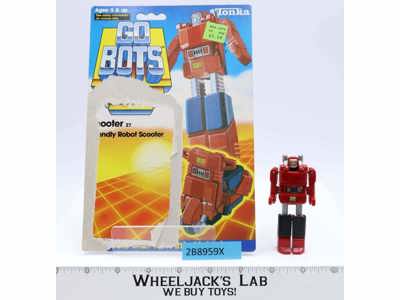 Scooter MR-16 100% Complete W/Card 1984 Gobots Bandai Tonka Vintage Figure